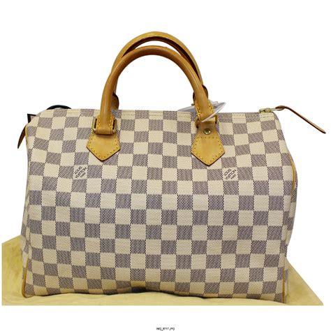 lv speedy 30 damier azur|Lv speedy 30 price.